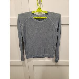 Copied - Prana Sweater Mens Large Blue Long Sleeve Knit Lightweight Preppy